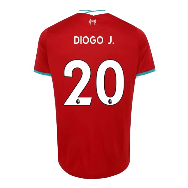 Camiseta Liverpool NO.20 Diogo Jota Primera Equipación 2020-2021 Rojo